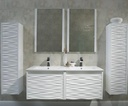 MEUBLE SALLE DE BAIN DOUBLE VASQUE - MARIA1-BLANC
