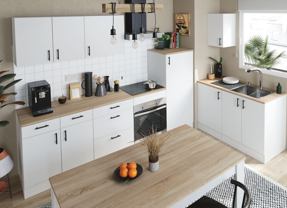 CUISINE - MEUBLE COLONNE - 1 PORTE - 60CM - KIRAKIT