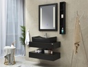MEUBLE SALLE DE BAIN SIMPLE VASQUE AVEC MIROIR LED - BOLLY