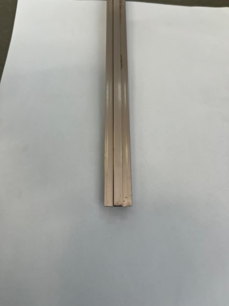 Profilé de finition pour panneau PVC- BRONZE MILIEU