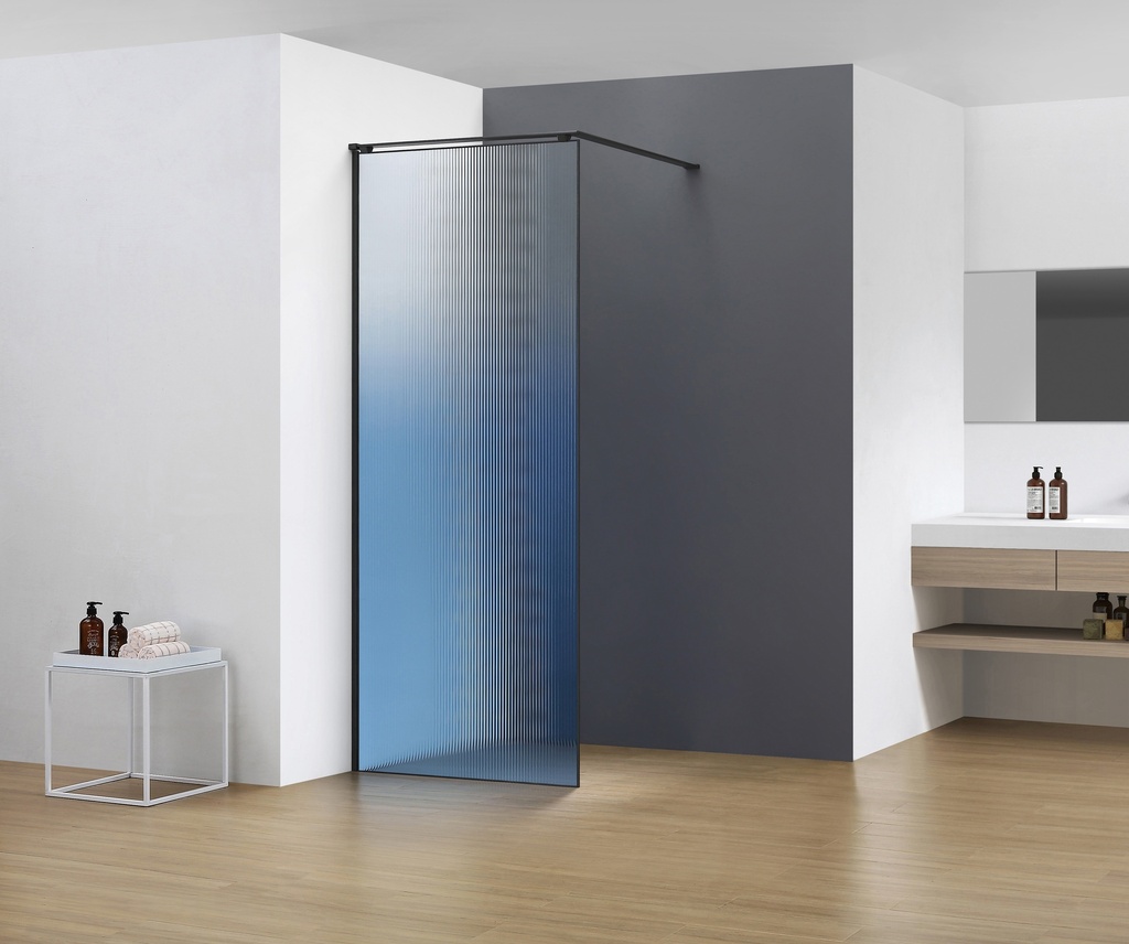 PAROI DE DOUCHE noir PERSE-100