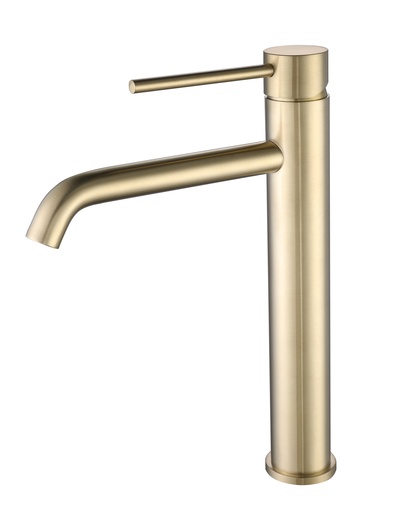 [YC-8144-BG] MITIGEUR LAVABO HAUT doré SAWA