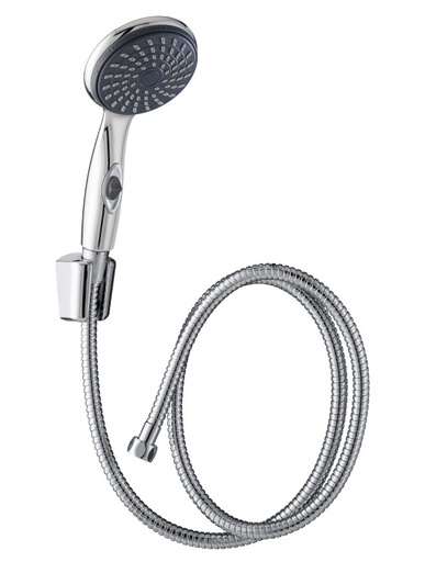 [60720863] POMMEAU DE DOUCHE FLORA AVEC STOP-JET - AMANI