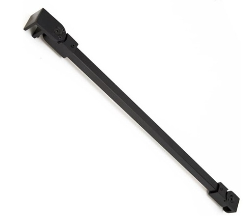 BARRE DE DOUCHE D'ANGLE NOIR HOME