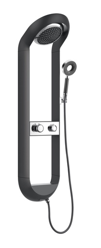 [SF1040B-S-T] COLONNE DE DOUCHE THERMOSTATIQUE noir THURAM-BLACK
