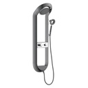 COLONNE DE DOUCHE THERMOSTATIQUE gris THURAM-TITANE