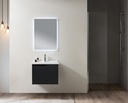 MEUBLE SALLE DE BAIN SIMPLE VASQUE -  RADON gris foncé