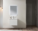 MEUBLE SALLE DE BAIN SIMPLE VASQUE -  RADON Blanc