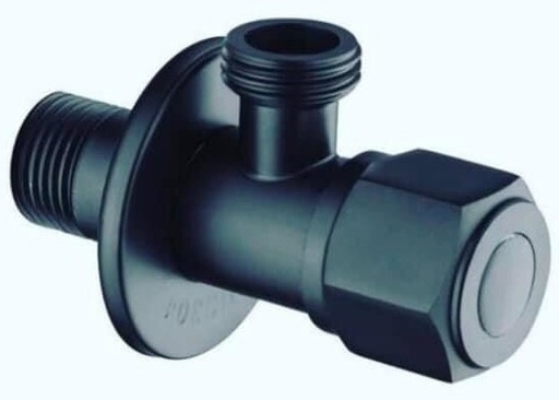 [FH-4503B] ROBINET D'ARRET noir PEVO